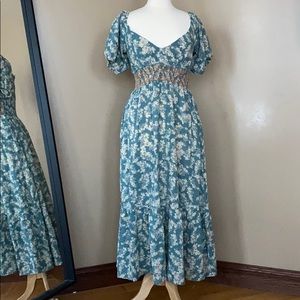 Free People Ellie Maxi Printed Dress